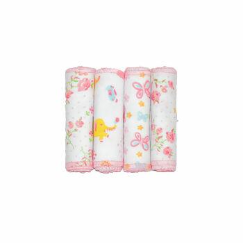 31002 Faixa Umbilical  Tecido Flanelado 10x80 com 4unid Incomfral | Baby Joy
