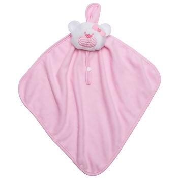 Naninha com Pelucia e Prendedor de Chupeta  32x32 Incomfral  Bambi  |   86003
