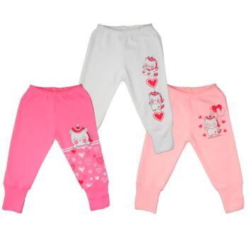  Culote Feminino CORAÇÃO  3unid.  RN ao EX  Petutinha | 6655