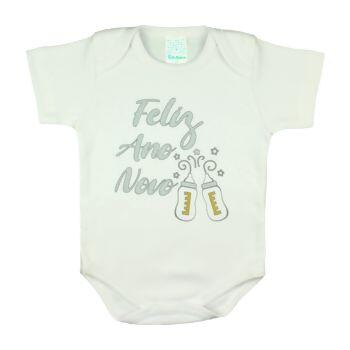 Body Manga Curta 1 UN FELIZ ANO NOVO  P Petutinha | 7708