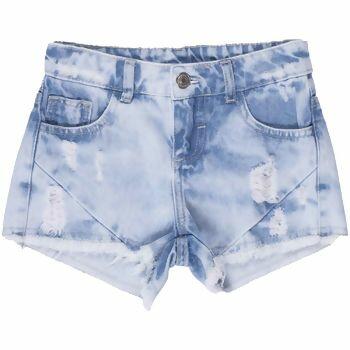 6149  Short Jeans Feminino  6 ao 12  |  Mania Kids
