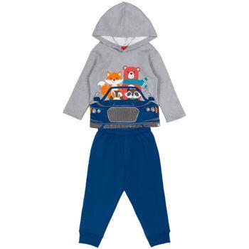 Conjunto Masculino Capuz Carro Bichos   P ao G  Kyly   |  208034