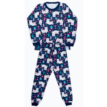 202019 Pijama Estampado Punho Manga Longa 1 ao 3  Mafessoni