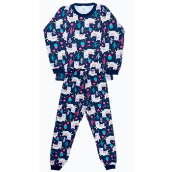 Pijama Estampado Punho Manga Longa  10 ao 16 Mafessoni  |  202021