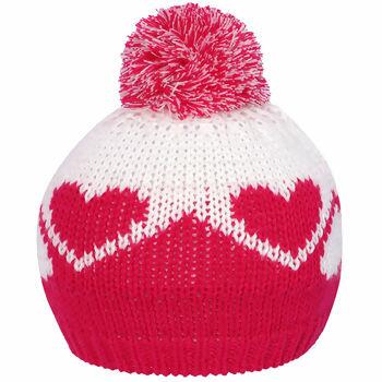 Gorro Acrílico Feminino  CORAÇÃO  Infantil  Boneleska  |  880