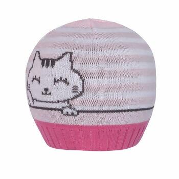 883 Gorro Acrílico GATINHA  Recém Nascido Boneleska