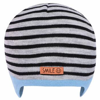 Gorro Acrílico Listrado Primeiros Passos Boneleska | 888