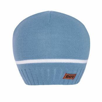 Gorro Acrílico Liso  BOY  Primeirros Passos  Boneleska  |  887