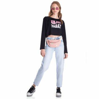 7960 Blusa Boxer Manga Longa  ENJOY 10 ao 16  Rechsul