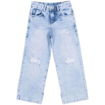 6171 Calça Jeans Wid Leg  6 ao 10  Mania Kids