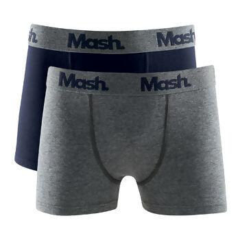 Kit Cueca Boxer 2unid.  P ao GG  Mash   |    11037