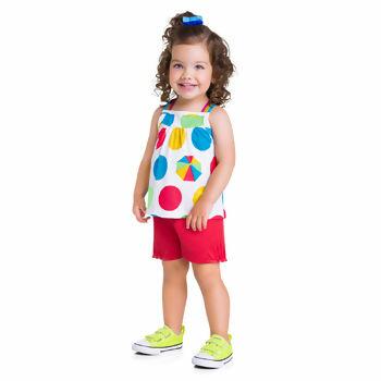 Conjunto Feminino BOLINHAS  P ao G   Kyly  | 112037