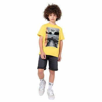 Camiseta Masculina Juvenil   Manga Curta    AMERICA   10 ao 20   Lemon Kids Kyly  |   81641    VERÃO
