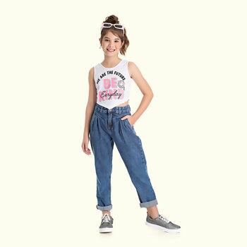 Blusa Cropped Infantil   WE ARE  10 ao 16   Pimentinha Kids  |  6571       VERÃO2023