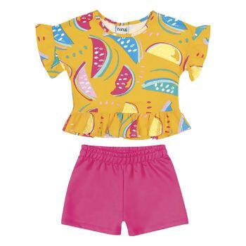 Conjunto Feminino Infantil   Melancia   1 ao 3    Kyly Nanai  |  601104