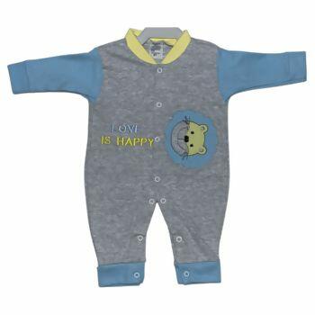 Macacão Suedine Masculino LOVE IS HAPPY RN ao G My Little One | 402