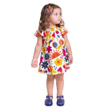 Vestido Infantil Abelhas  4 ao 8   Kyly  |   112540