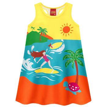 Vestido Infantil Surfista  1 ao 3   Kyly   |  112569