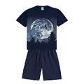 Pijama Masc Malha 10-16 Lua Brilha No Escuro Kyly | 111033