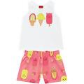 111748 Conjunto Feminino  SORVETE  4 ao 8  Kyly