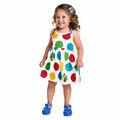 Vestido Infantil Meia Malha  BOLINHAS  4 ao 8   Kyly  |  Ref. 112024